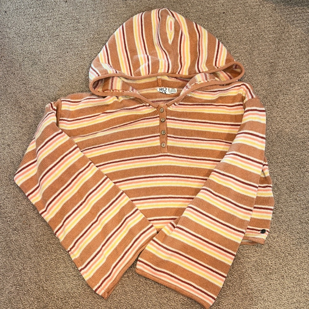 Roxy Hooded Pullover Sweater